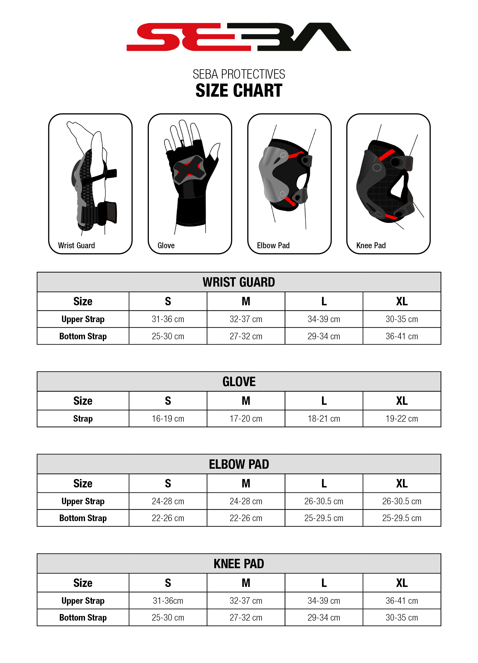 SIZE-CHARTS-2023-SEBA-PROTECTION